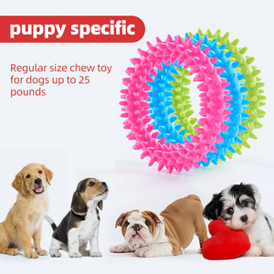 Juguete Mordedor para Perros de Goma TPR Ecológica y Duradera, en Forma de Hueso Clásico, para Uso Diario en Animales Pequeños - Product Image 3