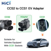 HICI fabricant Evse connecteur de charge rapide adaptateur de charge de véhicule électrique adaptateur CCS2 vers Type2