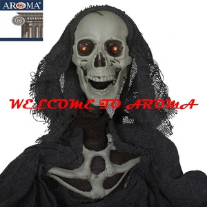 Siyah kanatları ile cadılar bayramı Animatronics Reaper perili ev partisi için korkunç asılı dekorasyon duvar sahne - Product Image 3