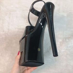 Sandalias Plataforma 17CM High Peep Toe Fashion Lace up Women Pole <b>Dance</b> Shoes Platform Stripper <b>Heels</b> for Ladies - Product Image 6