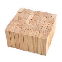 Jeux de société à empiler en bois, blocs de construction classiques pour enfants, pièces