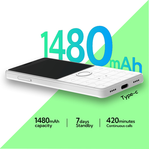 Qin1s + โทรศัพท์มือถือ4G สองซิม, โทรศัพท์ขนาดเล็กปุ่มหลายภาษา duoqin 1S <span class=keywords><strong>PLUS</strong></span> - Product Image 2