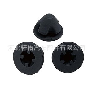 <b>Engine</b> <b>Hood</b> Buffer Gasket Clips 1T0 805 673 A Rubber Black For Volkswagen Audi Skoda - Product Image 4
