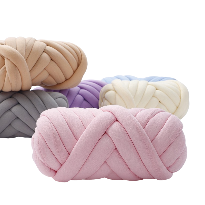 2 см, 500 г, 1 кг, полиэфирная хлопчатобумажная крупная пряжа