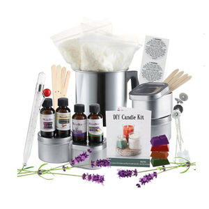 Fournitures de fabrication de bougies de bonne qualité <span class=keywords><strong>Kit</strong></span> de fabrication de bougies en cire de soja DIY <span class=keywords><strong>Kit</strong></span> complet de bricolage - Product Image 3