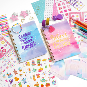 Kit <span class=keywords><strong>de</strong></span> Diario DIY, Regalo <span class=keywords><strong>de</strong></span> Cumpleaños para <span class=keywords><strong>Adolescentes</strong></span>, Caja <span class=keywords><strong>de</strong></span> Regalo con Planificador, Álbum <span class=keywords><strong>de</strong></span> Recortes y Diario - Product Image 4