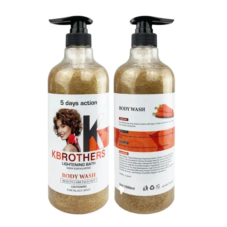 Hot sale refreshing and moisturizing body wash soothing drying whitening anti oxidation shower gel