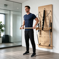 Reformer de Pilates mural réglable, machine d'entraînement portable pour studio de Pilates et entraînements à domicile