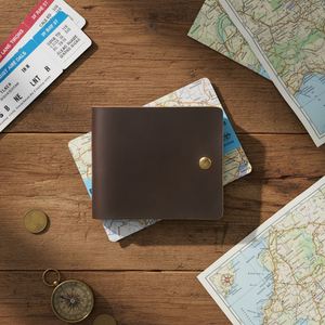 Portefeuille horizontal unisexe moderne et simple, fait main, design créatif personnalisé, imprimé en sérigraphie, pour cartes de visite promotionnelles et argent - Product Image 3