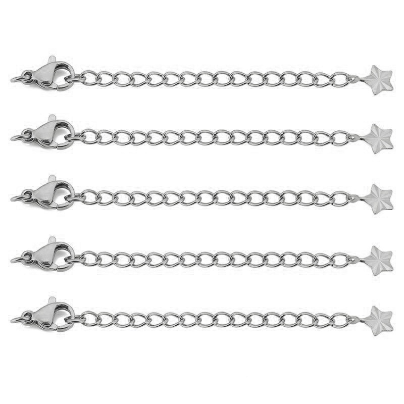 Estrellas en relieve color acero