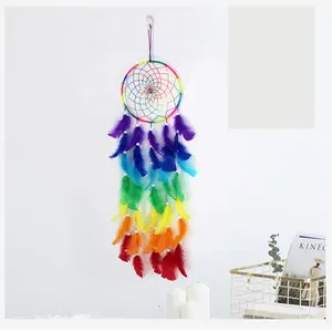 Wandbehang Regenbogen Chakra Diy Handmade Kit Traum fänger Making Kit