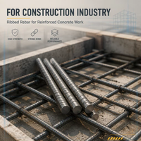 Vente directe usine – Barres d'armature en acier déformé laminé à chaud HRB400 de 8 mm et 10 mm, conformes à la norme ASTM, pour la construction (coupées et pliées)
