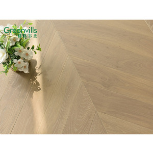 Prêt à être expédié, parquet en chevron de haute qualité en stock + parquet en chêne d'ingénierie - Product Image 2