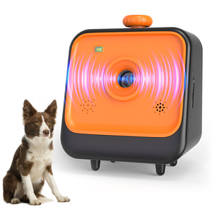 Répulsif à ultrasons pour chiens, noir et orange, ABS, contrôle automatique des aboiements, entraîneur d'animaux domestiques d'intérieur, dispositif anti-aboiement - Product Image 1