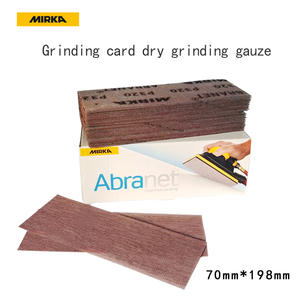 For Mirka 70-198mm for <strong>Abranet</strong> Rectangular Dry Abrasive Mesh <strong>Sandpaper</strong> 80-400 Grit Flocking for Auto Paint Putty Grinding OEM - Product Image 4