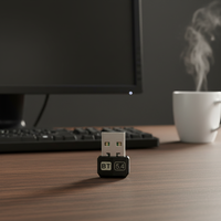 Adaptateur USB BT5.4 externe pour PC, haut-parleur, souris sans fil, clavier, récepteur audio musical, émetteur, sans pilote