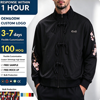 Jaket Bomber Satin Logo Kustom Pria Bordir Jaket Souvenir Gaya Jepang Streetwear Jaket Bomber Grosir OEM ODM