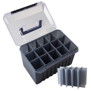 Hộp đựng đồ câu cá 23.5*17.6*16.5cm, thùng đựng đồ câu cá, có lưới ngăn tháo rời, hộp đựng đồ câu cá chống thấm nước, hộp đựng mồi câu cá cứng cáp - Product Image 4