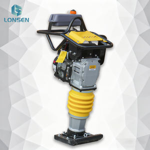 Compacteur de bordure paysagère HCR90 à moteur à essence pour la construction routière, force d'impact de 80 Nm, haute efficacité, bois - Product Image 2