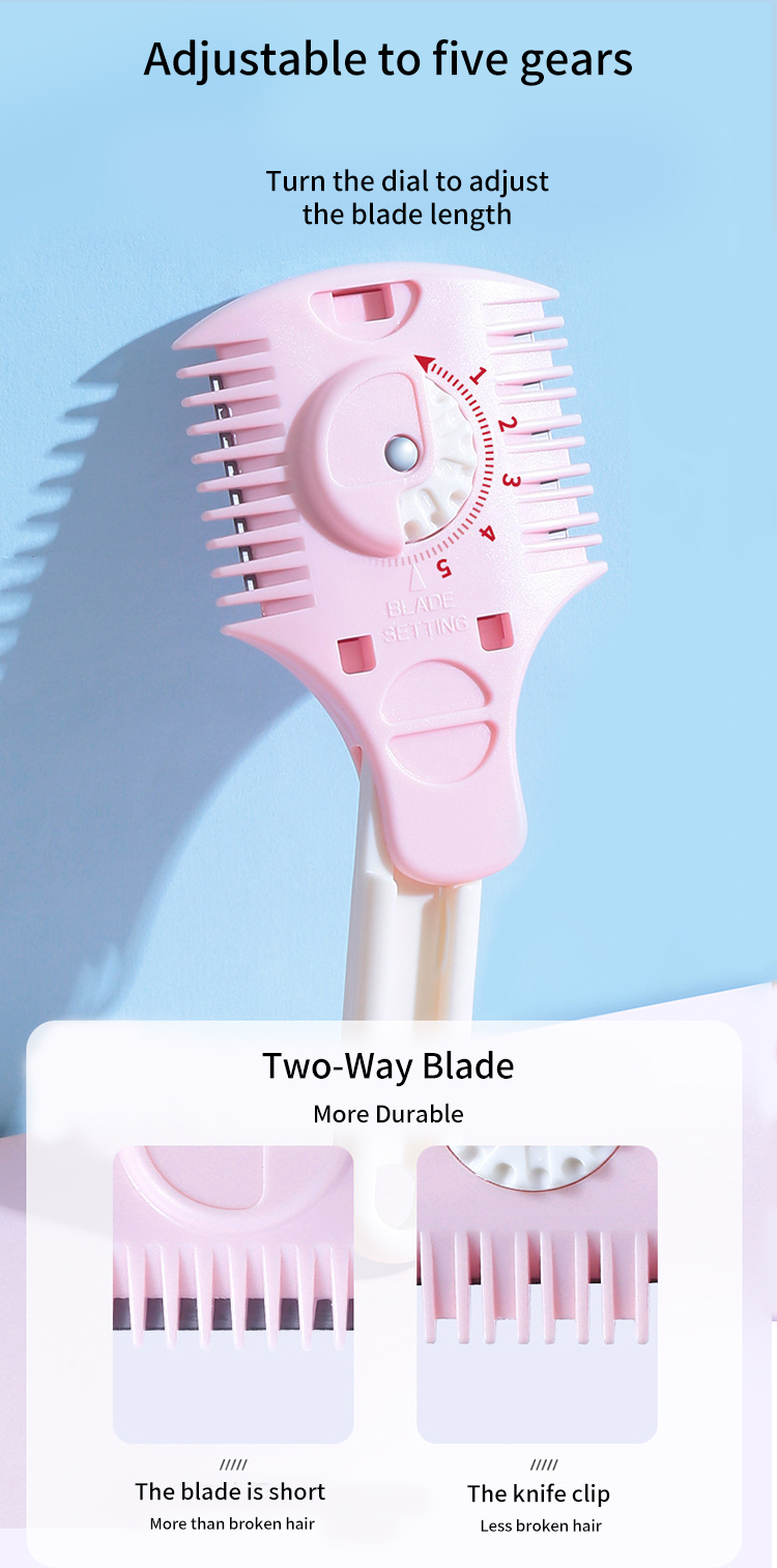 LMLTOP Wholesale Detangle Brush For Hair Custom Logo Hair Comb Set Professional Salon Cutting Brushes Hair Cutting Combs SY1033