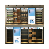 Magasin de réparation de téléphone portable moderne Design Mobile Accessoires Meubles Vitrine Téléphone Cas Affichage Armoire Murale