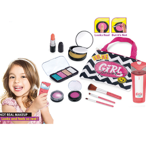 Ensemble de <span class=keywords><strong>maquillage</strong></span> factice pour filles, kit de jeu de cosmétiques factices, kit de beauté non réel pour enfants, jeu de rôle, cadeau d'anniversaire - Product Image 2