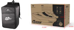 HOSHI HJ807 RC Barca Da Pesca 2.4G Esca Barca del RC Decoying Trawler di Raffreddamento Ad Aria Impermeabile Mai Capovolgersi 2 in 1 RC Barca Con Zaino - Product Image 6