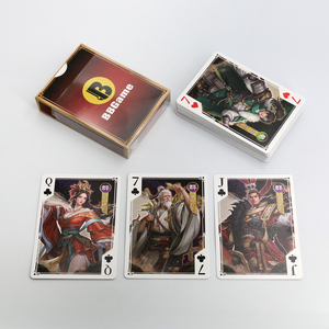 Three Kingdoms Strategy Playing Cards Square Corners Glossy Finish Asian Theme Game Card Personalized Design <b>Paper</b> Poker Cards - Product Image 1
