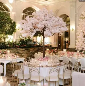 1.5米婚礼装饰桌摆件小丝绸植物树小人造樱花树婚礼桌装饰