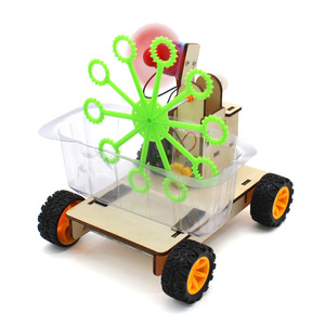 Kit de Ciencia DIY para Estudiantes: Coche Burbuja de Plástico con Batería Manual, Juguete Educativo para Aprendizaje STEAM (7-9 años) - Product Image 3