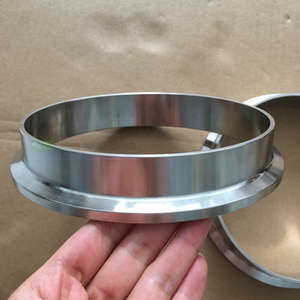 Fabrika fiyat paslanmaz çelik 304 SS sıhhi <span class=keywords><strong>5</strong></span> "6" üçlü kelepçe geçme burç TC yonca halka boru bağlantı parçaları - Product Image 5