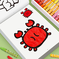 Livre de coloriage pour enfants de 3 à 6 ans, cahier d'activités artistiques avec dessins de lion, train et fruits, idéal pour la maternelle