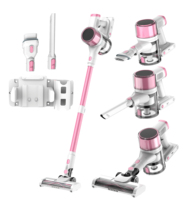 Nouvel aspirateur sans fil portatif de haute qualité, sans sac, avec une grande puissance d'aspiration pour le nettoyage des tapis domestiques, aspirateur humide et sec