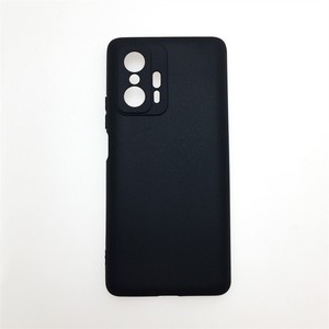 Produttore all'ingrosso opaco TPU custodie morbide smerigliate <span class=keywords><strong>Cover</strong></span> posteriore in Silicone custodia per telefono cellulare per <span class=keywords><strong>Xiaomi</strong></span> Mi <span class=keywords><strong>11T</strong></span> Pro nero - Product Image 2