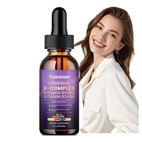 Ausreson Gouttes de Complexe de Vitamines B (B1, B3, B6, B12) – Complément Liquide Naturel, Poudre Nuvel Électrolytes et Gouttes de Complexe de Vitamines B