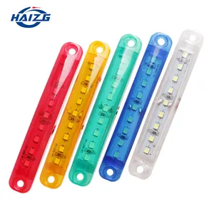 HAIZG 24V Trailer Ánh Sáng Cảnh Báo Phía Sau Xe Bên Ngoài Ánh Sáng Xe Ô Tô Xe Buýt Xe Tải Xe Tải Side Marker Chỉ Số LED Xe Tải Ánh Sáng