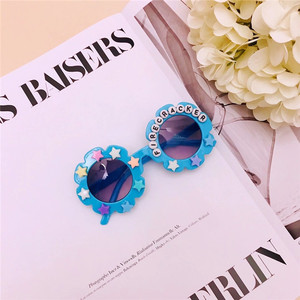 New <strong>Star</strong> Peach Heart Diamond Sun <strong>Glasses</strong> Small Sun Flower Letter Plastic Frame Baby Decorative Shelf Walking Sunglasses - Product Image 3