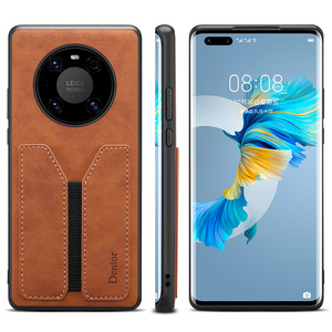 Étui de téléphone portable en cuir PU Denior antichoc avec insert élastique et protection d'écran pour la série Mate 60/50/40/30 (1 emplacement pour <span class=keywords><strong>carte</strong></span>) - Product Image 1
