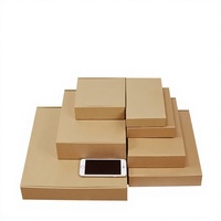 Boîtes d'emballage en carton ondulé rectangulaires pour vêtements, expédition express, résistance à la compression, vente en gros