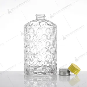 Bouteille de vodka en verre moderne de Style le plus populaire, bouteille de vodka de 150ml appliquée aux distilleries