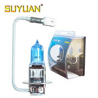 Phare de voiture, ampoule halogène super lumineuse H3 12V55W, utilisée pour les feux de brouillard des voitures et des camions