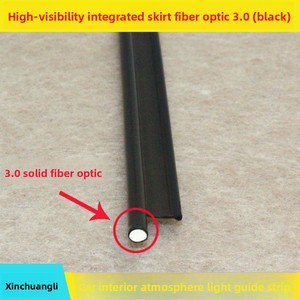 Falda Transparente Blanca Lechosa Súper Brillante con Borde Luminoso de 3mm, <span class=keywords><strong>Fibra</strong></span> Óptica Luminosa de Cuerpo Completo, Iluminación con Clasificación IP66 - Product Image 3