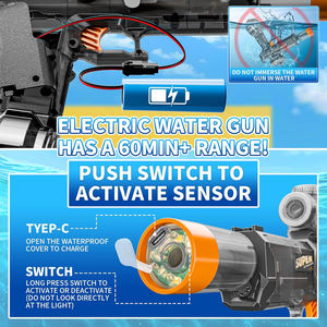 Водяной пистолет для взрослых, Детский Электрический водяной пистолет, <span class=keywords><strong>2</strong></span> шт. - Product Image 5