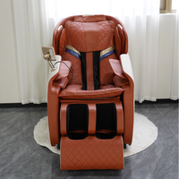 Fauteuil de massage Zhipin 2025 SL à gravité zéro, corps entier, commande vocale intelligente 3D, haut-parleur Bluetooth, chauffage des pieds, en PU, pour hall d'hôtel