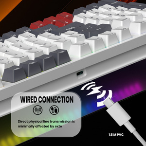 Nhà Máy Bán Buôn Teclado Gamer Klavye Văn Phòng Chơi Game Bàn Phím Loại C Máy Tính Không Dây Cơ Chơi Game Bàn Phím Cho Máy Tính Để Bàn - Product Image 3