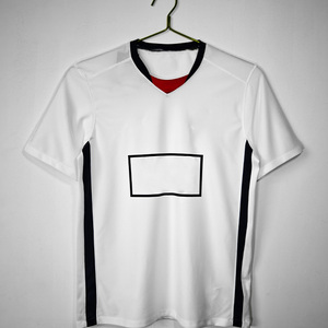 เสื้อฟุตบอลย้อนยุคสั่งทำขายส่ง ระบายอากาศได้ดี แห้งเร็ว สำหรับผู้ชาย ฤดูร้อน 0809 ยูไนเต็ด ชุดเหย้า ชุดเยือน แขนสั้น ไซส์ S-2XL - Product Image 4