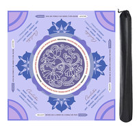 Tapis de table de mahjong en caoutchouc naturel de style américain, absorbant, à séchage rapide, antidérapant, silencieux, vente en gros, personnalisation, directement de l'usine