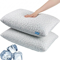 Bantal Busa Memori Modern YUE RISE, Dapat Disesuaikan, Pendingin, untuk Tidur Menyamping/Telentang/Tengkurap, Sarung Dapat Dilepas dan Dicuci