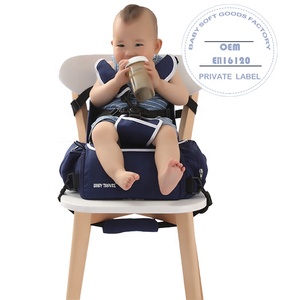 Chaise haute pliable pour bébé, sac de voyage léger pour enfant, avec harnais à 5 points, limite de <span class=keywords><strong>poids</strong></span> <span class=keywords><strong>et</strong></span> hauteur, siège <span class=keywords><strong>rehausseur</strong></span> - Product Image 1