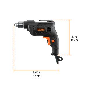 Truper Industrial 1/4 In Corded Drill 380W Variable Speed Keyless Chuck Woodworking <b>Tool</b> - Product Image 5